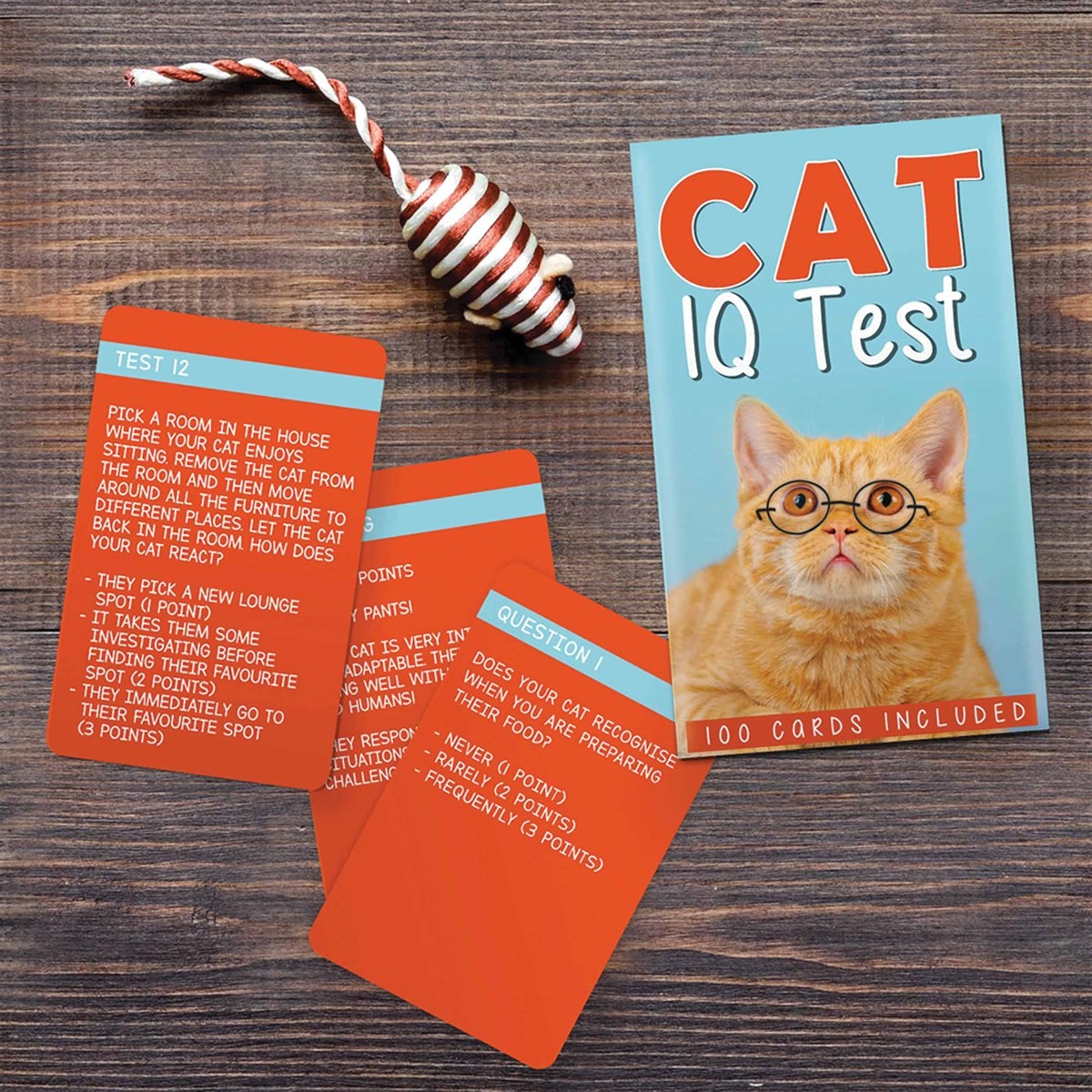 Cat IQ Cards, Trivia Games & Quizzes, Cats, Gift