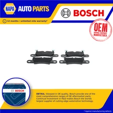 Brake Pads Set fits VW TOUAREG 7P 3.0D Rear 10 to 18 Bosch 7P0698451 7P6698451