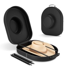 Cowboy Hat Box for Travel, Crush Proof Western Hat Holder Storage, Sleek Hat ...