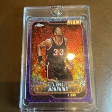 ALONZO MOURNING 2024-25 TOPPS CHROME PURPLE REFRACTOR #/299 