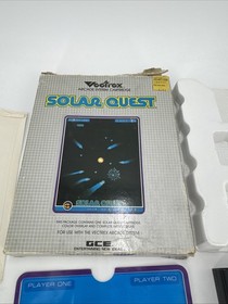 Solar Quest (Vectrex, 1981) Complete In Box w/ Overlay, Manual, Tray CIB Tested