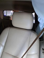 2013 Cadillac Escalade 2nd Row Left Driver Leather Headrest Color Beige Oem