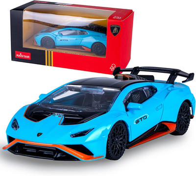 JAMARA 402230 Lamborghini Huracán STO Diecast 1:43 - Modellauto Auto Spielzeug,