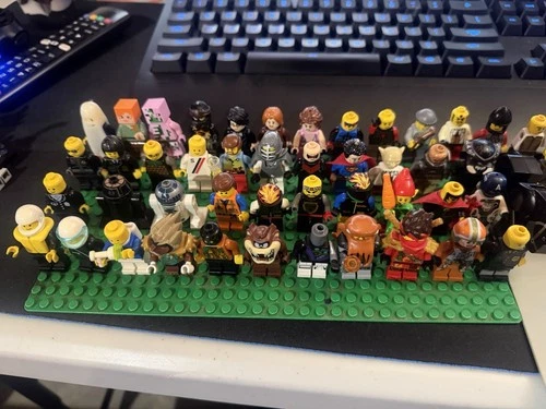 Huge 67 LEGO Minifigure Lot Marvel Star Wars DC Minecraft Harry Potter More!!