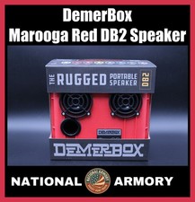 Demerbox DB2 Marooga Red Pelican Case Bluetooth Speaker Waterproof