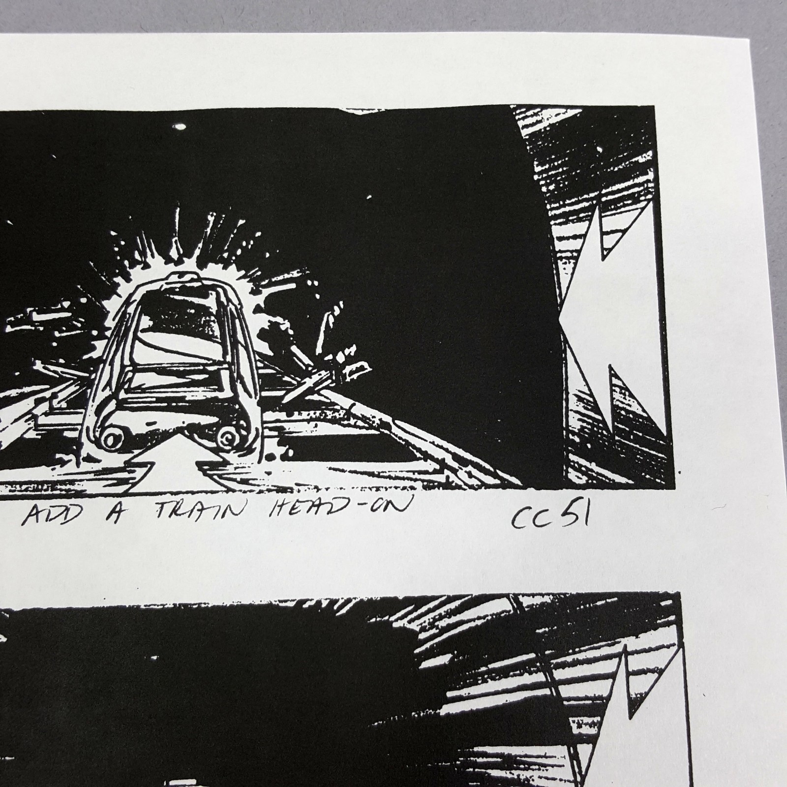 Image 10 of The Fifth Element - Production Used Storyboard, Cab Chase 160-162 , COA