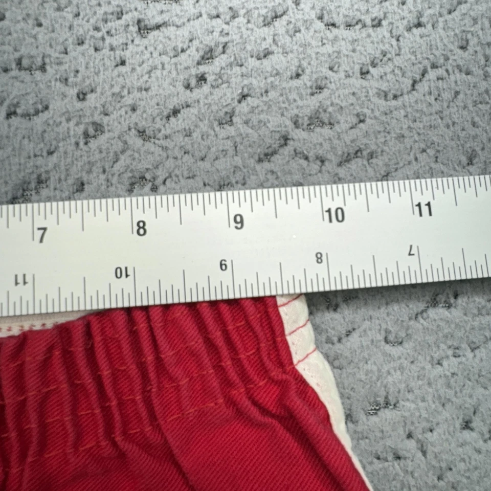 Pantalones Cortos Vintage Champion Juveniles Grandes Rojos Correr Delfines Moravia Academia Años 80 Foto 4 de 4