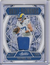 PUKA NACUA 2025 ABSOLUTE FOOTBALL DRAFT DIAMONDS JERSEY RELIC LA RAMS