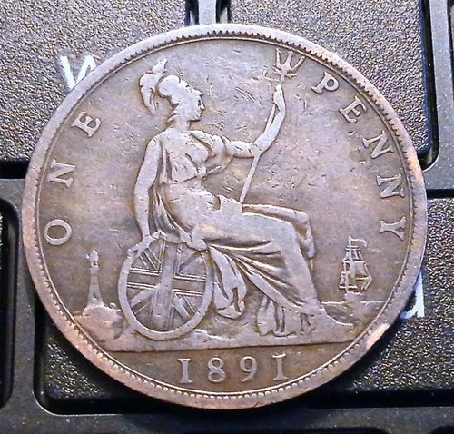 1891 Victoria Penny — photo from the most recent tracked eBay sale
