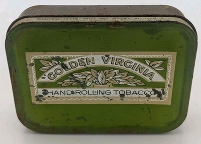 Golden Virginia Hand Rolling to Tabak Leere Tabakdose Vintage Ref ICDTN UK  