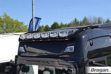 Roof Bar+LED Spots+LEDs For Scania New Generation 2017+ R & S High Cab - BLACK