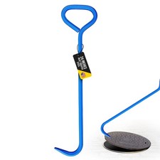 T&T Tools 24-Inch Manhole Cover Hook Tool, 5/8" Hex Alloy Steel Single Hook, ...
