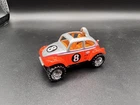Diecast Vintage Baja Bug Real Riders Loose 1:64 Hotwheels Neon Orange Good Year