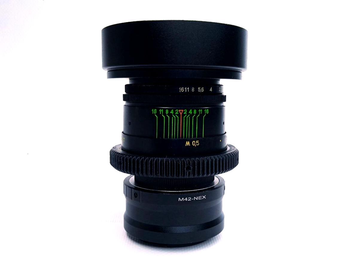 Sony E mount Helios 44-2 2/58 Anamorphic Vintage Portrait Lens Cine mod lens