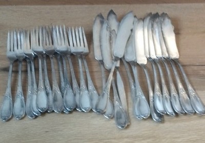Lappas Plata 12 Forks 12 Fish Knives