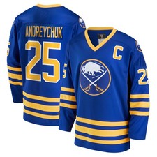 Men's Fanatics Dave Andreychuk Royal Buffalo Sabres Breakaway Retired Player
