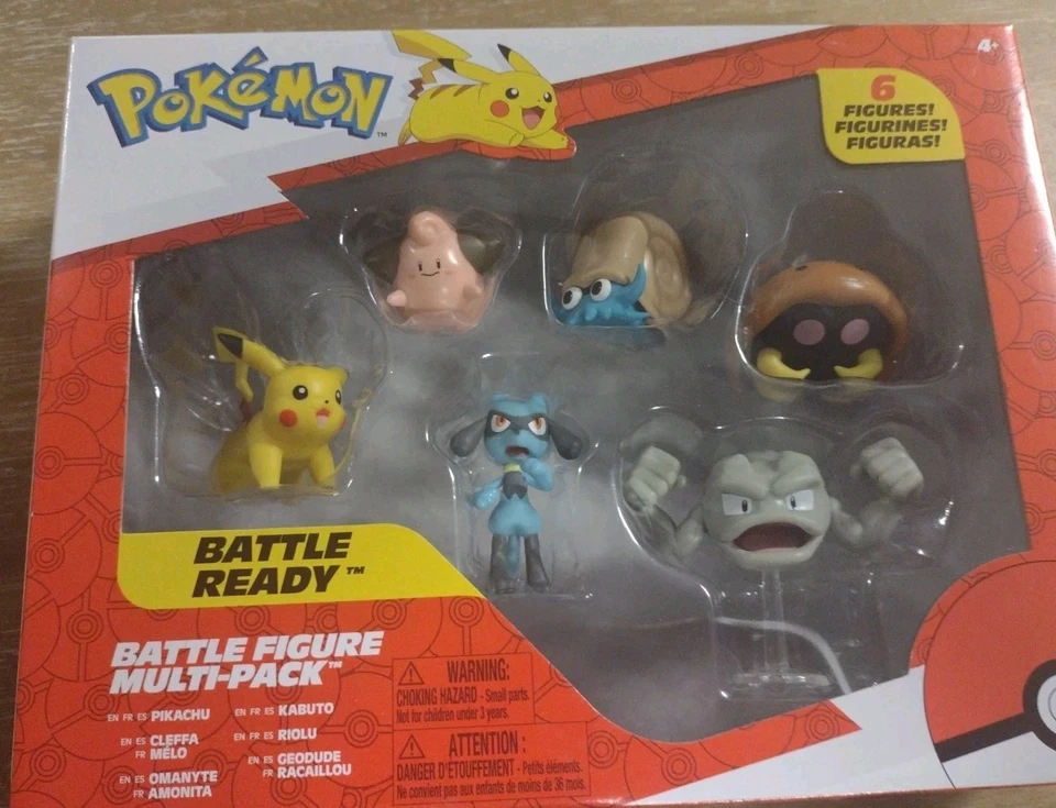 Juego Variedad Mini Figura Pokemon Listo para Batalla - 6pk. T7 Foto 2 de 4