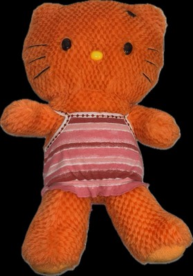 RARE Build A Bear Hello Kitty Halloween Orange No Bow Retired 2011 Sanrio T