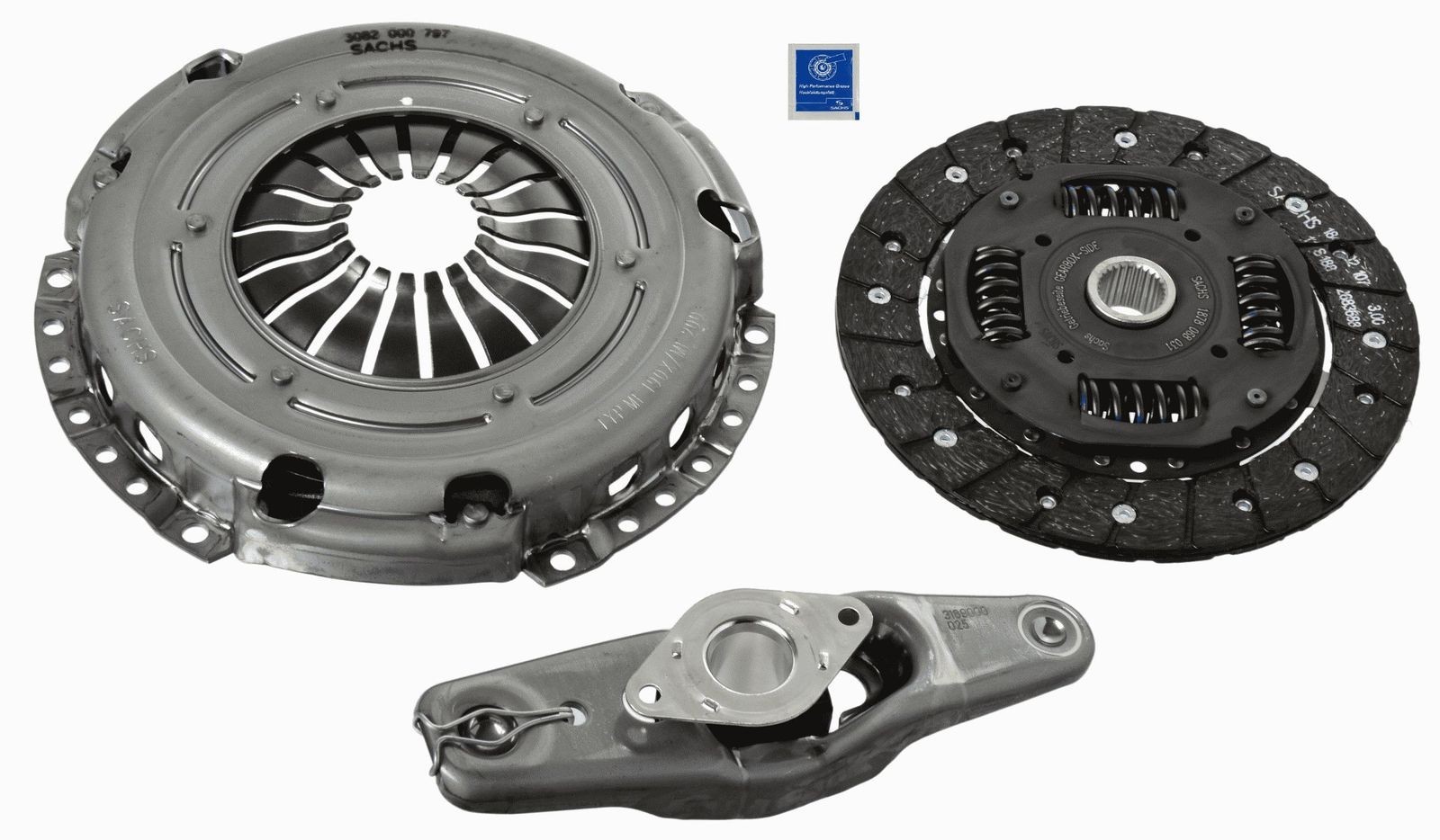 SACHS Clutch Kit 3000 951 051 For VW POLO V 6R1 6C1 2009 to 2022