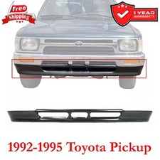 Front Bumper Valance Panel Fits 1992-1995 Toyota Pickup Black Steel To1095104 Front Bumper Valance Panel Fits 1992-1995 Toyota Pickup Black Steel To1095104