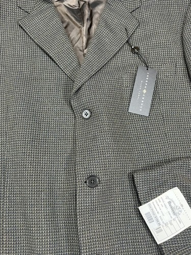 Joseph Abboud Black Label Blazer Men's Sport Coat 44R Check 2 Button Jacket NEW - Picture 3 of 12