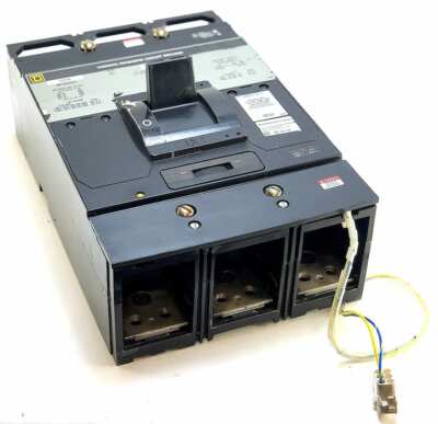 Square D MAL365001212 3 Pole 500 Amp 600Vac Circuit Breaker w/Aux