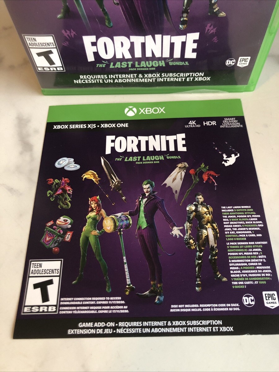 FORTNITE: ラスト・ラバンダル Fortnite: The Last Laugh Bundle - Xbox Series X|S - No Disc/Code
