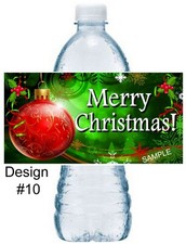 20 CHRISTMAS PARTY FAVORS WATER BOTTLE LABELS BIRTHDAY STICKERS