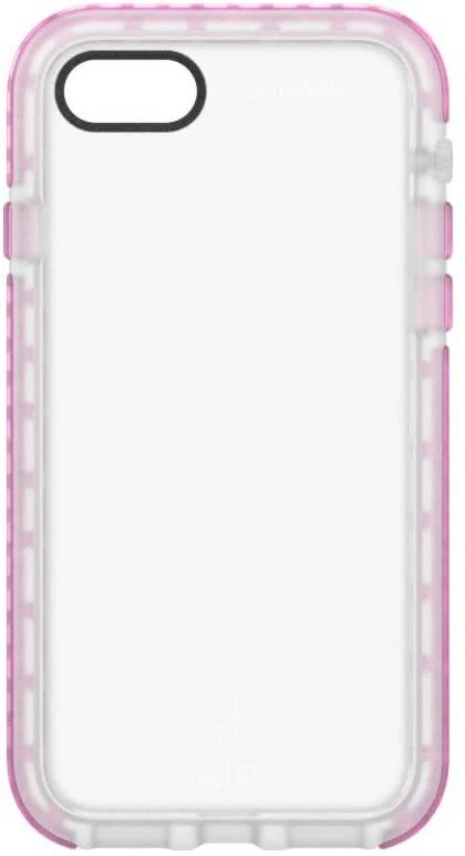 Funda Protección Aire LunaTik Transparente Rosa Vapor Compatible con iPhone 7 Foto 3 de 4