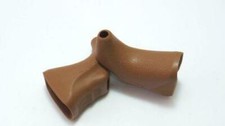 DIA COMPE 202 and 204 traditional brake lever hoods brown non aero style 1Pair