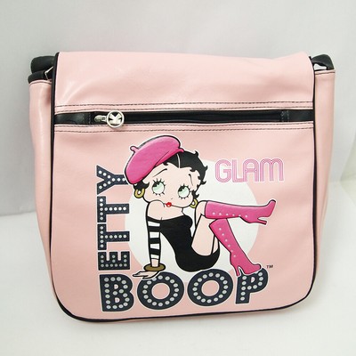 Borsa donna tracolla Betty Boop glam rosa e nera 32 cm MAJOSHOP | eBay