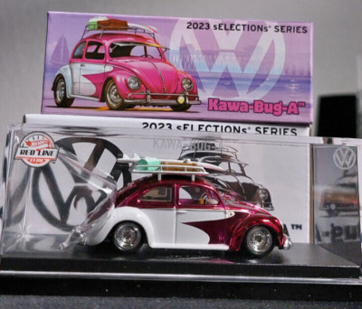 Hot Wheels Collectors RLC Exclusive sELECTIONs 2023 VW Käfer Kawa-Bug-Pink HNL29