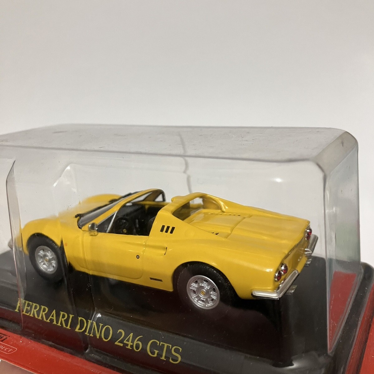 京商 Ferrari Dino 246GT 1/43 Kyosho 1/43 Ferrari Dino 246GT Model Car Red Black Interior