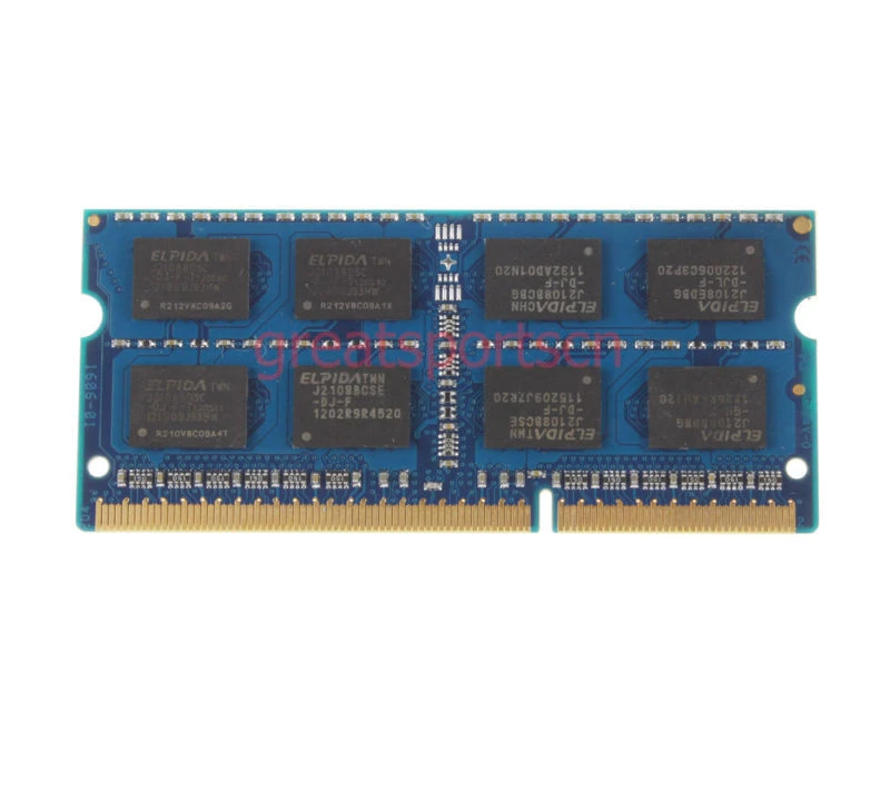 ELPIDA 8GB 2X 4GB DDR3 1333MHz 2Rx8 PC3-10600 204pin SO-DIMM Laptop Memory RAM - Image 3 of 4