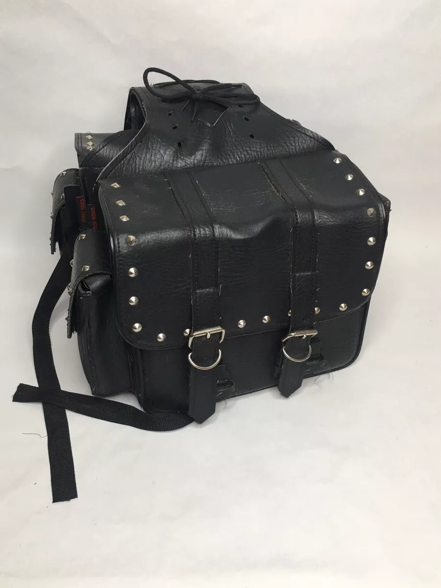 River Road Motorcycle Saddlebags Universal Vintage Look. eBay