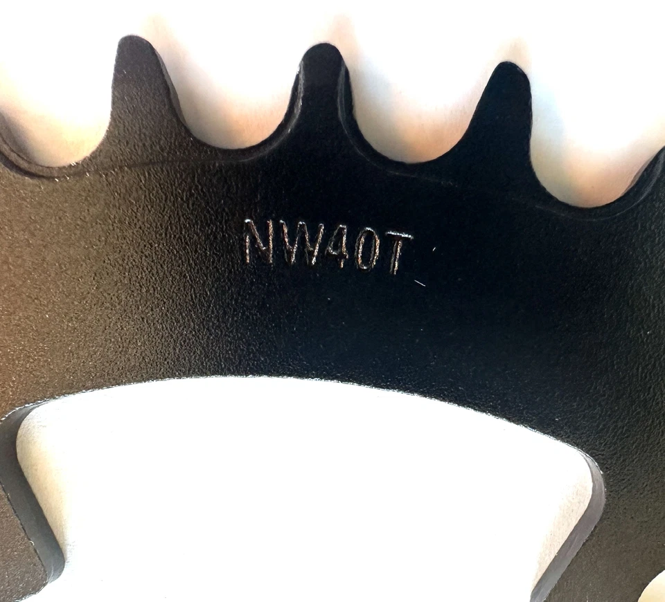 Plato de aleación NW 40T 5 pernos 110 mm BCD bicicleta 1/8 BMX/bicicleta de una sola velocidad nuevo Foto 3 de 4