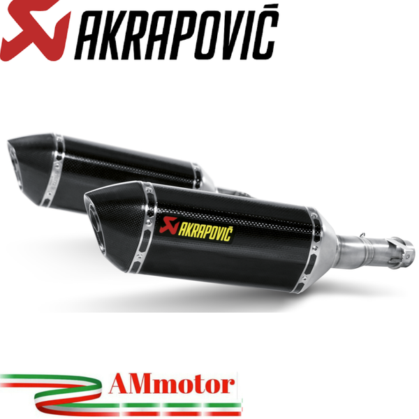 Auspuff Motorrad Akrapovic Kawasaki Z 1000 SX 2012 2 Endtopf Kohlenstoff-image