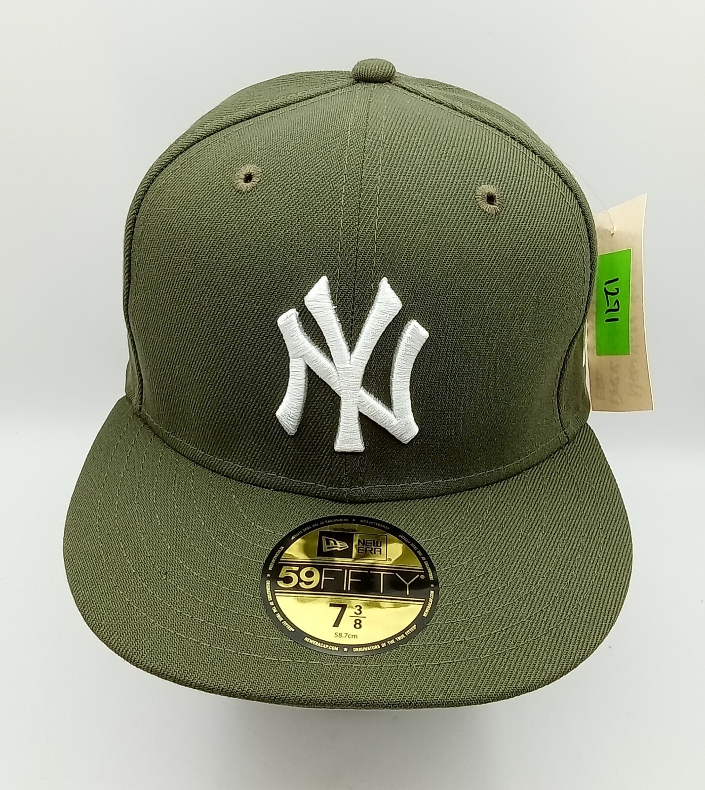 New York Yankees Dark Green New Era 59Fifty Cap Size 7 3/8