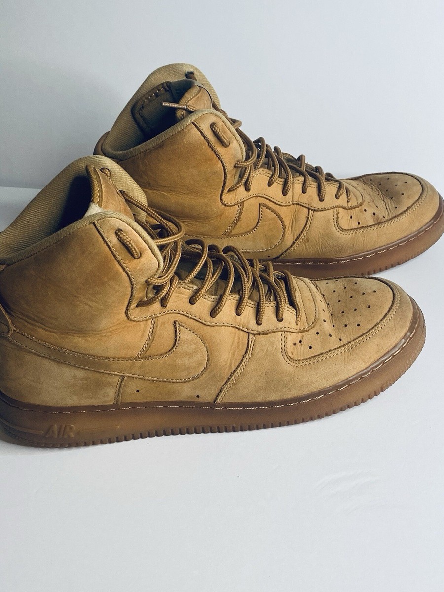 Nike Air Force 1 High Wheat 2015 Size 11 | eBay