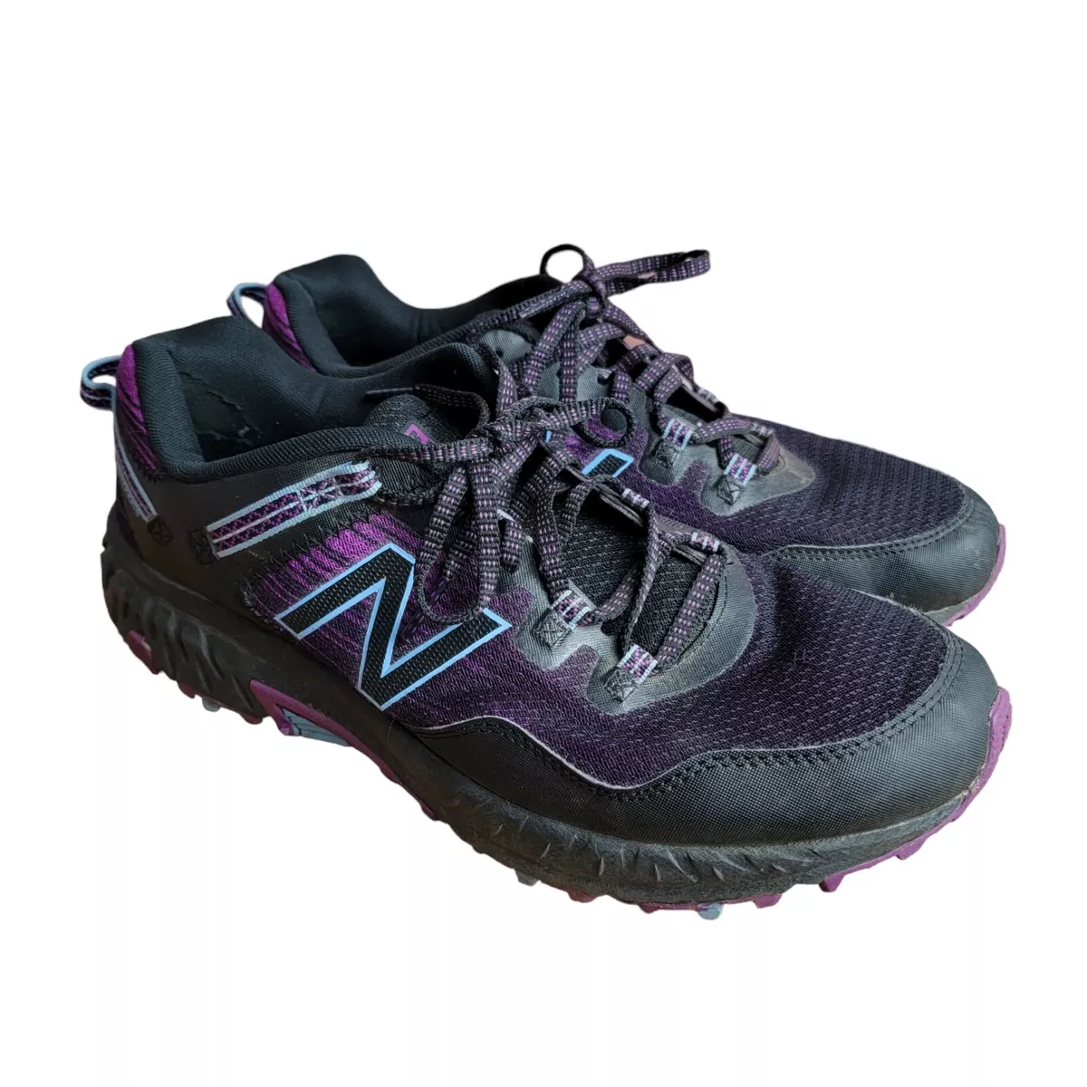 Women s New Balance 410 V6 Trail Running Shoes Black Purple Wt410CM6 11 B