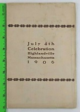 Vintage 1906 Highlandville Massachusetts July...