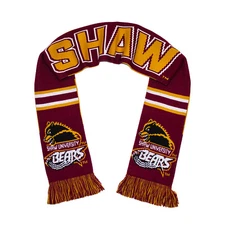 Shaw University Scarf - Shaw Bears Knitted Classic