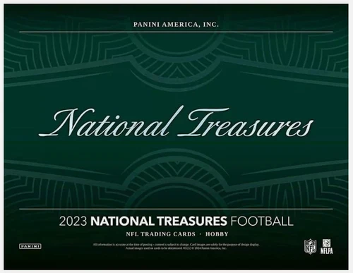 2023 Panini National Treasures Football Hobby BOX sealed in hand ships TODAY
