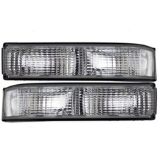 Front Park Signal Light Set For 1988-1999 Chevrolet Gmc Pickup Blazer Suburban