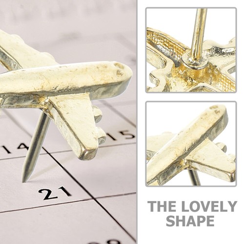 30Pcs Push Pin Bulletin Board Push Pin Airplane Cork Board Thumb Tacks - Picture 18 of 19
