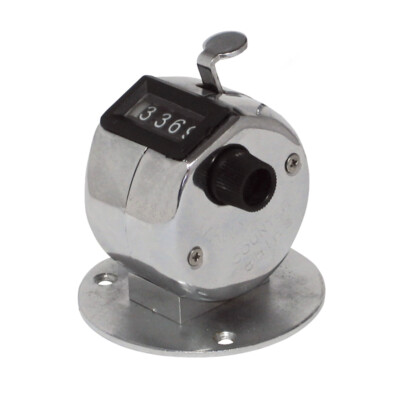 mechanischer Handzähler Click Counter 0-9999 mit Fuß Stückgutzähler #204041