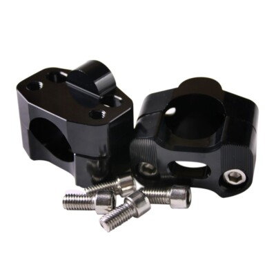 1 1/8'' Handlebar Mount Clamps Risers Adaptor For ATV Dirt Pit Bike Quad 28mm