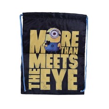 Shoe Bag Minions Sports Swim Sack Drawstring PE School Gym Beach Despicable Me