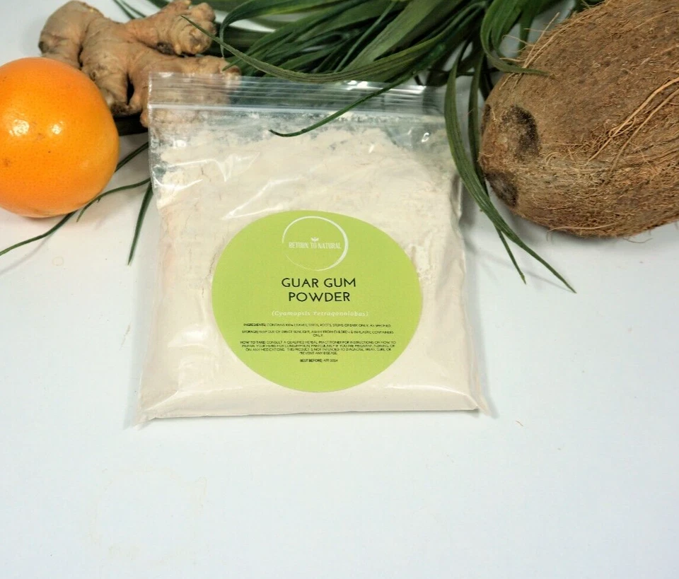 RETURN TO NATURAL Guar Gum Powder Cook Bake Tea High A Grade Quality Grown In Nature 5G-1KG