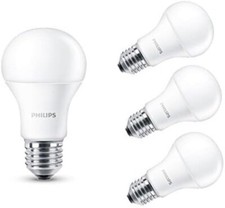 Philips CorePro 12.5W LED Frosted Bulb 1521lm Cool White 4000K Non-Dim 4 Pack